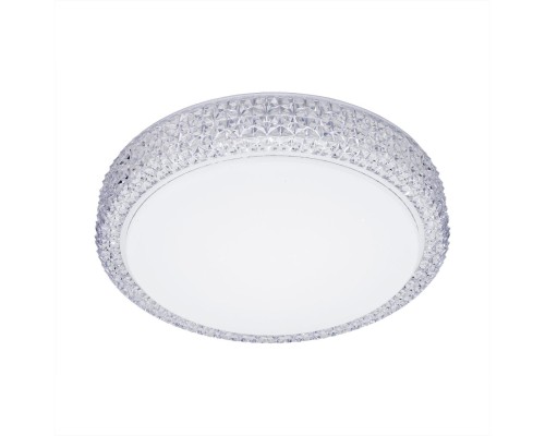 Потолочный светодиодный светильник с диммером Citilux CL71818 Альпина 18 Вт 3400-3600K Белый + Прозрачный