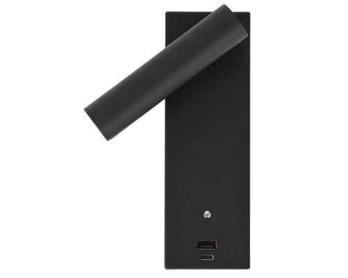 CL704431 Декарт Черный Св-к Настенный с USB