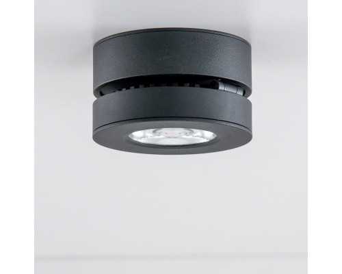 CL558031N Стамп Черный Св-к Накладной 10W*4000K