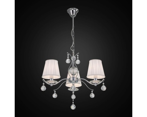 Подвесная люстра Citilux CL438131 Шелли Хром + Белый