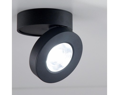 CL558031N Стамп Черный Св-к Накладной 10W*4000K