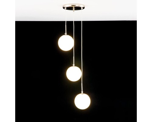 CL102034 Томми Хром Мат.+ Белый Св-к Подвес