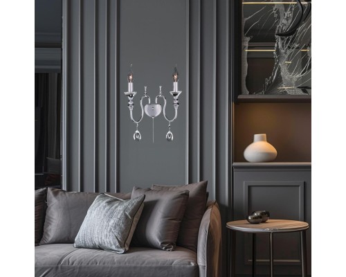 Бра с выключателем Citilux CL437321 Рига Хром