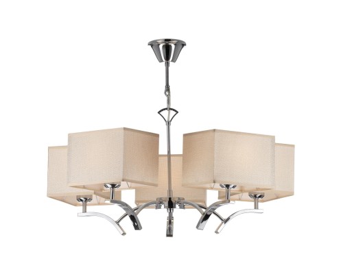 Подвесная люстра Citilux CL460251 Эвора Квадро Хром+Песочный