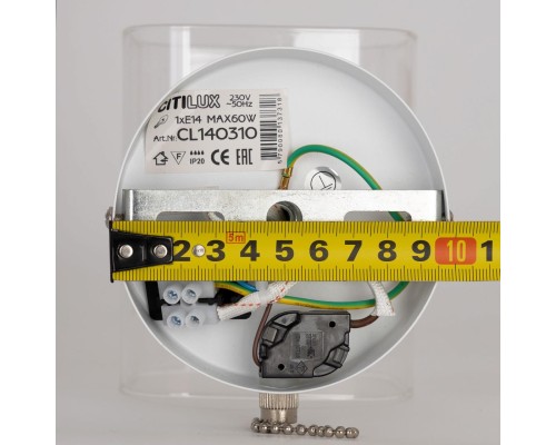 CL140310 Бертон Белый+Хром Св-к Бра