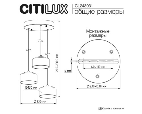 CL243031 ESPACE Подвес