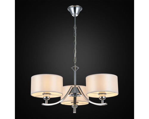 CL466130 Эвита Хром+Белый Св-к Люстра