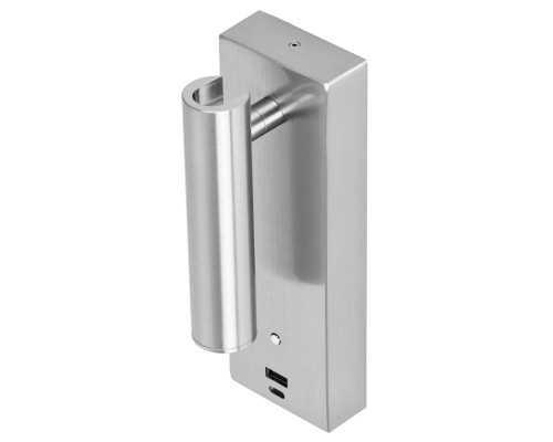 CL704432 Декарт Хром Мат. Св-к Настенный с USB