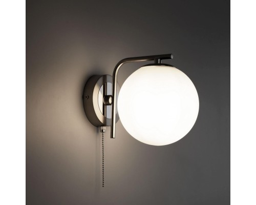 CL102314 Томми Хром Мат.+ Белый Св-к Бра