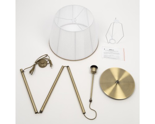 CL402980 Линц Бронза+Белый Торшер