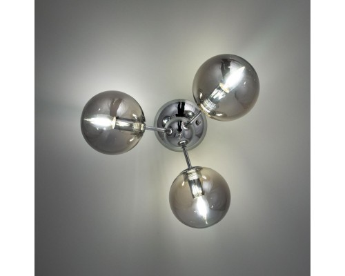 CL102130 Томми Хром+Дымч. Св-к Люстра