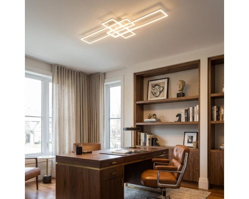 CL201130 KUBIT Белый Люстра Потолочная