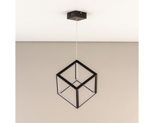 Подвесной светодиодный светильник Citilux CL719201 Куб 30 Вт 4000K Черный