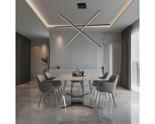 CL203231 Стиг Черный Люстра Подвесная