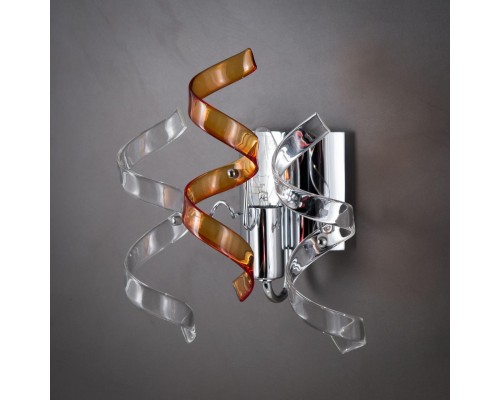 Бра Citilux CL222322 Рандом Хром+Прозрачный+Янтарный