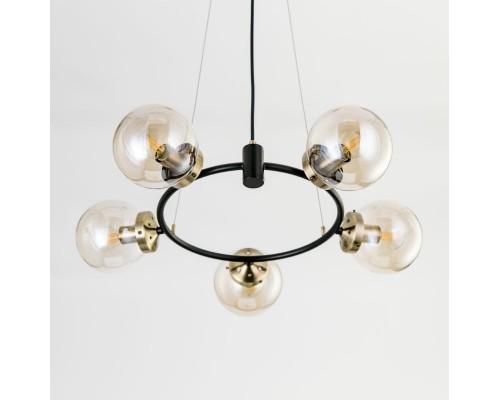 CL105155 Планета Черн+Дымч. Св-к Люстра