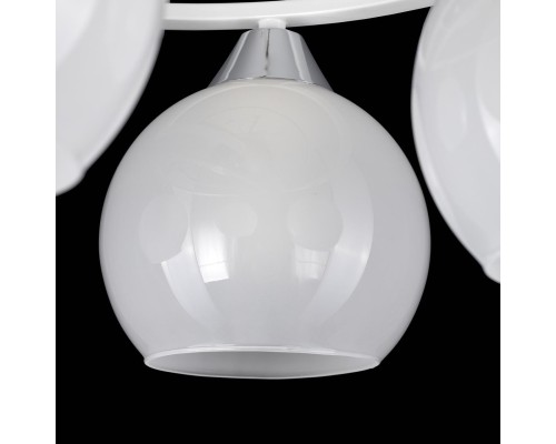 CL121140 Отто Белый+Хром Св-к Люстра