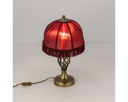 CL407803 Базель Бронза+Красный Св-к Настольный