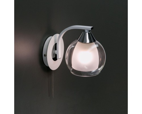 CL152310 Кристи Белый+Хром Св-к Бра