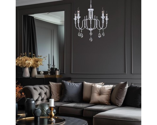 Подвесная люстра Citilux CL437151 Рига Хром