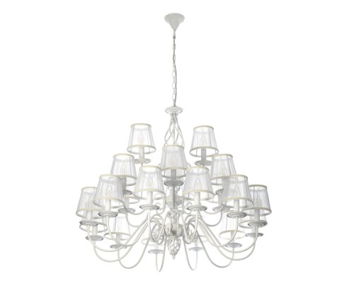 Подвесная люстра Citilux CL427250 Ровена 12 Белая