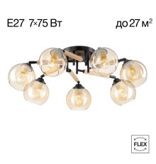 CL133171 TIKA Черная Люстра