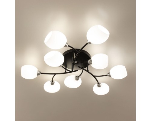 CL148195 Флорида Черн.+Хром Св-к Люстра