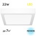 CL55K22N Галс Квадр. Св-к Накл. LED 22W*4000K
