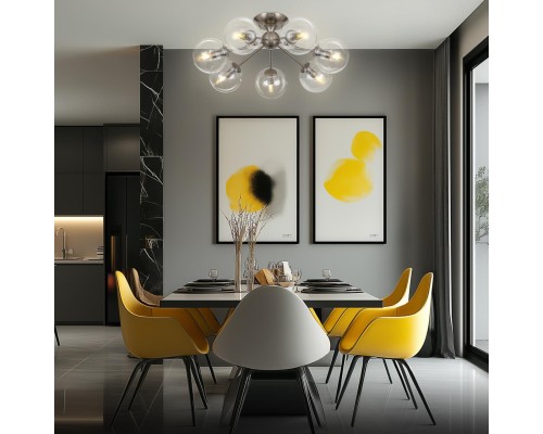 CL102171 Томми Хром Мат. Св-к Люстра