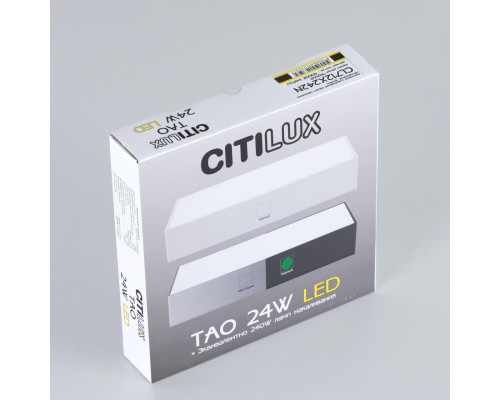 CL712X242N Тао Черный Св-к Накл. LED 24W*4000K