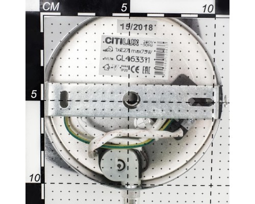 Бра с выключателем Citilux CL463310 Аврора Хром + Белый