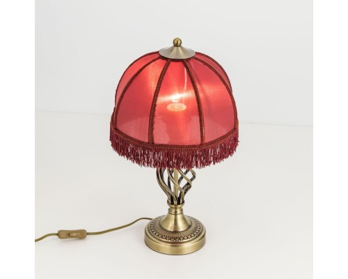 CL407803 Базель Бронза+Красный Св-к Настольный