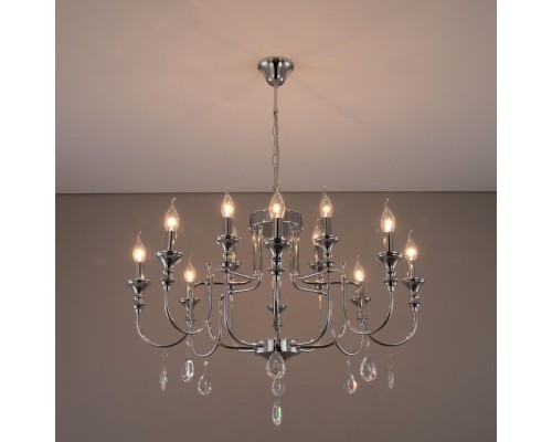 Подвесная люстра Citilux CL437221 Рига Хром