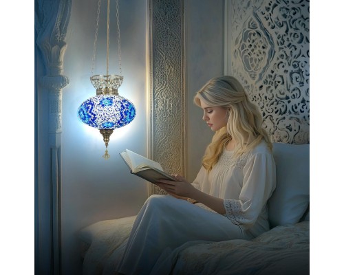 CL419126 Каир Мозаика Синяя Подвес