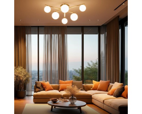 CL209263 GLOB Бронза Св-к Люстра