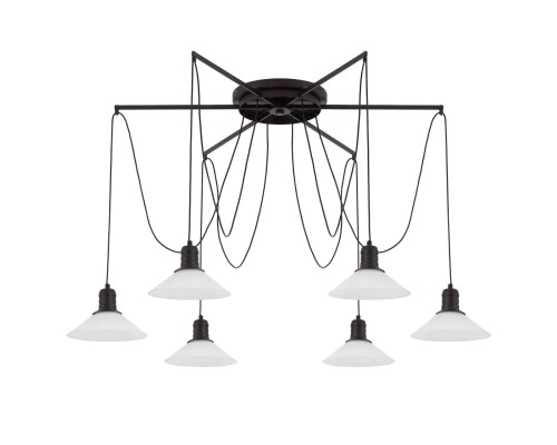 Люстра лофт Citilux CL451262 Эдисон Венге + Черный