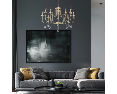 Подвесная люстра Citilux CL437223 Рига Бронза