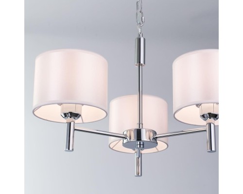 Подвесная люстра Citilux CL463130 Аврора Хром + Белый