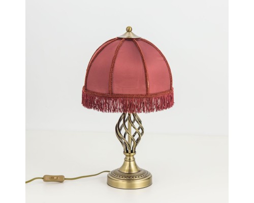 CL407803 Базель Бронза+Красный Св-к Настольный