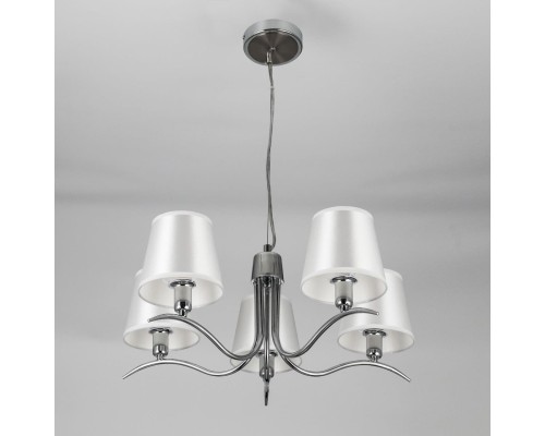 CL439151 Эмма Хром+Белый Св-к Люстра