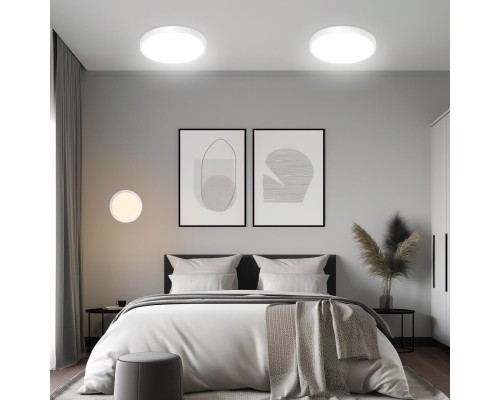 CL738240V Бейсик Белый Св-к Накл. LED 24W*Мульти