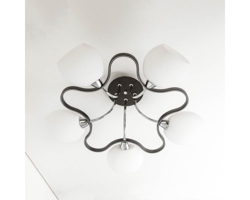 CL131152 Октава Темный+Хром Люстра