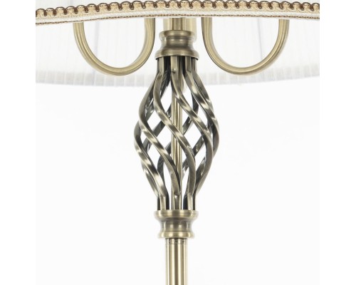 CL402930 Вена Бронза+Белый Торшер