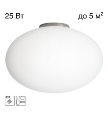 CL941E28B1 RON Накладной Св-к Эллипс База Хром Мат.