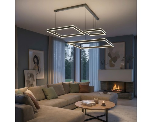 CL719K311 Дуэт Черный Св-к Люстра