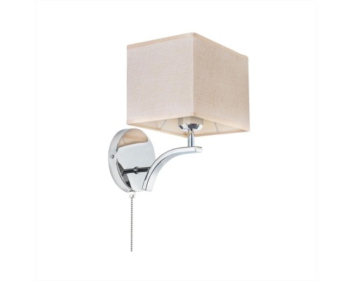 Бра с выключателем Citilux CL460411 Эвора Рондо Хром+Песочный