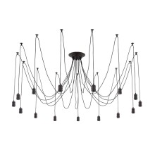 Люстра лофт Citilux CL451152 Эдисон Венге + Черный