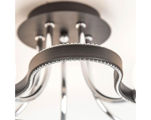 CL131152 Октава Темный+Хром Люстра