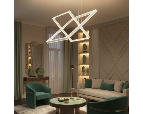 CL719K210 Дуэт Белый Св-к Люстра