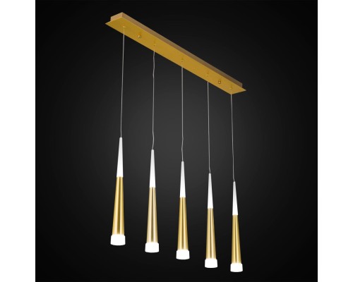 Подвесной светодиодный светильник Citilux CL227052 Вегас 35 Вт 3000K Шампань